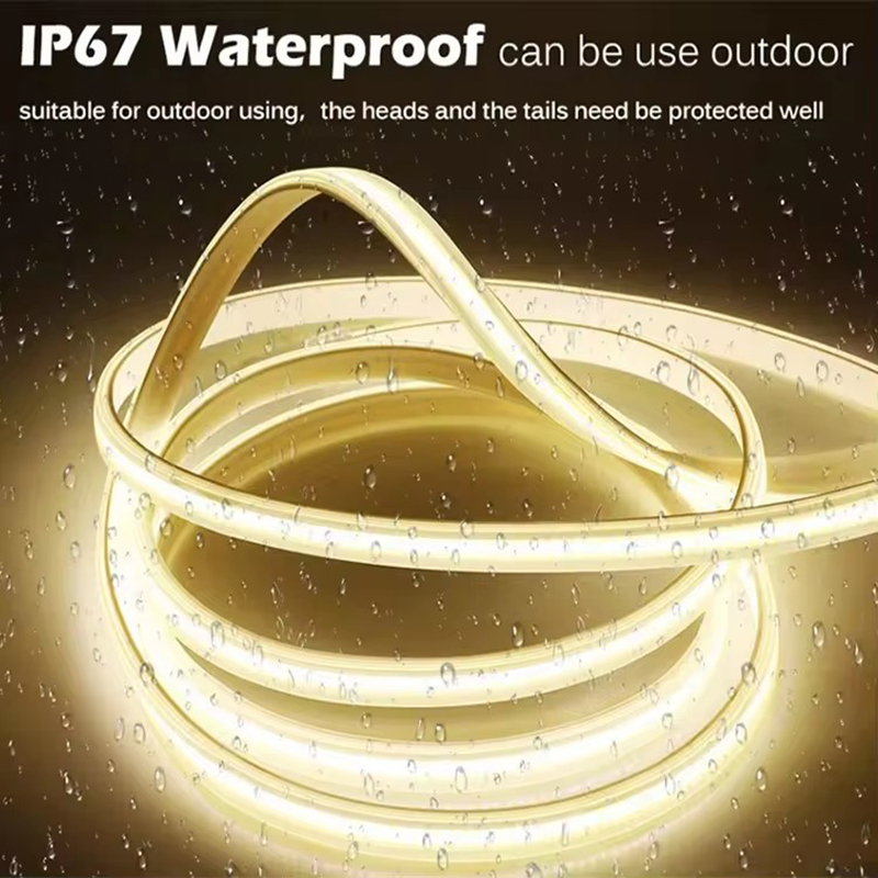 220V Cob LED Tape High Brightn - Outdoor Power Strip Weatherproof 评论和价格