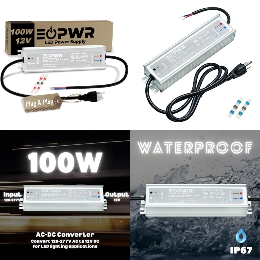 LED Driver Waterproof IP67 Pow - Ac Outdoor Power 评论和价格